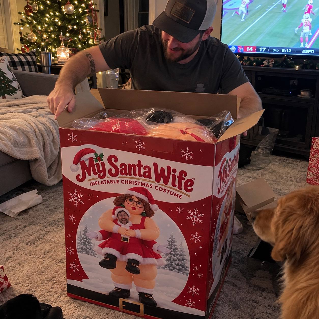 SantaWife product packaging reference